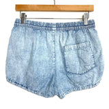 Aerie Chambray Drawstring Waist Shorts- Size S