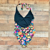 Show Me Your Mumu Black Fruit Print Ruffle One Piece- Size XXL (sold out online)