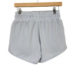 Albion Biker Lined Printed Drawstring Waist Shorts- Size XS