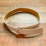 Halogen White Trouser Fit Belt- Size XS (see notes)