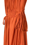 House of Harlow 1960 Rust Strapless Side Tassel Tie Dress- Size S