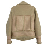 RedBerry Tan Faux Fleece/Suede Jacket- Size S/M