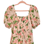 Rachel Parcell Pink Eyelet Midi Dress- Size XL (sold out online)