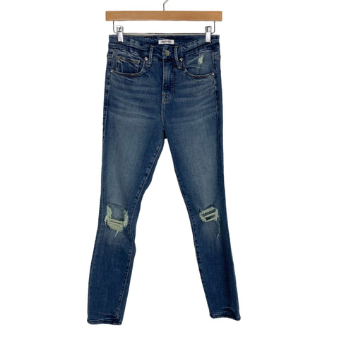 Good American Good Legs Distressed Crop Jeans- Size 2/26 (Inseam 26")