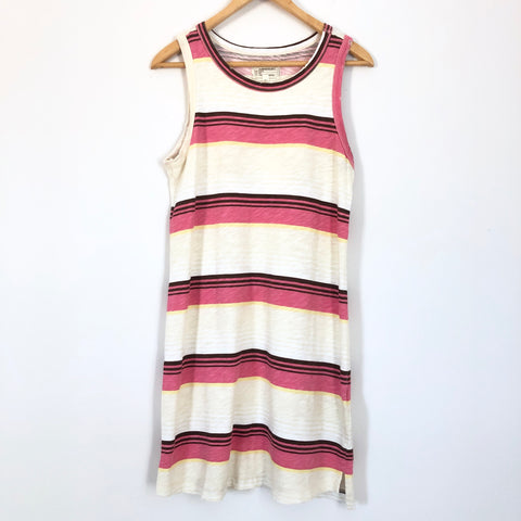 Current/Elliott Pink Striped Distressed Tank Dress- Size 1