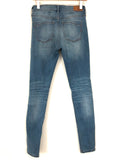 Express Distressed Mid Rise Legging Jeans- Size 2R (Inseam 29")