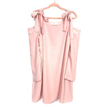 Amanda Uprichard Light Pink Cold Shoulder Dress- Size L