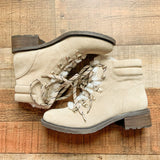 Sam Edelman Lace Up Booties- Size 6 (NEW CONDITION)