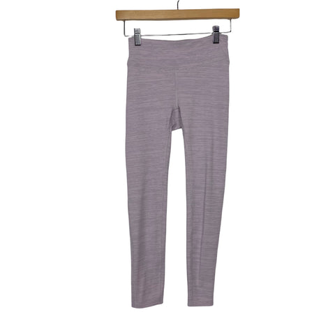 Outdoor Voices Lavender Lined Cropped  Leggings- Size XS (Inseam 23")
