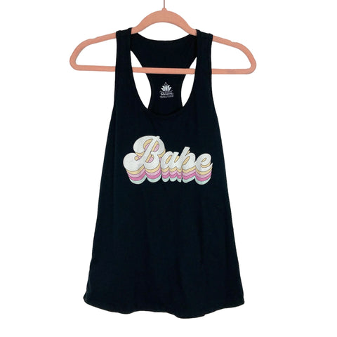 Event Blossom Black Babe Racerback Tank- Size ~S (see notes)