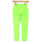 Alo Neon Green High Waisted Leggings- Size XS (Inseam 24")