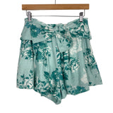 Vestique Light Blue Floral Print Shorts NWT- Size M (sold out online, we have matching top)