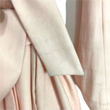 Club Monaco Pink Scallop Trim Belted Jacket- Size L (see notes)