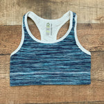 Tasc Performance Blue Heathered Sports Bra- Size XS