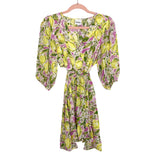 Sky to Moon Side Cutout Drawstring Waist Front Snap Dress- Size S