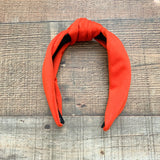 No Brand Red Top Knot Headband