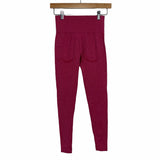 No Brand Magenta Heathered Seamless Leggings- Size ~S (Inseam 24")(See Notes)