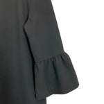 Zara Woman Black Ruffle Sleeve Dress- Size M