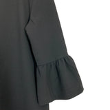 Zara Woman Black Ruffle Sleeve Dress- Size M