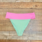 Show Me Your Mumu Green/Pink Bikini Bottoms- Size XL (we have matching top)