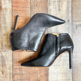 Summit by White Mountain Black Leather Booties- Size 36