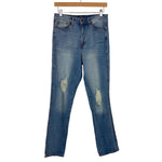 Scoop Light Wash Distressed Stovepipe Jeans- Size 6 (Inseam 30”, sold out online)