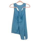 Jockey Blue Racerback Side Slit Tank- Size S (see notes)