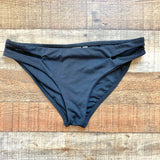 L*Space Black Side Cutout Bikini Bottoms- Size M