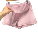 DO+BE Mauve Satin Faux Wrap Skort NWT- Size M