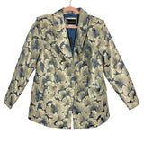 Eloquii Blue/Gold Floral Printed Blazer NWT- Size 14 (we have matching pants)