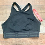 Good American Black Criss Cross Back Sports Bra NWT- Size 1 (see notes)