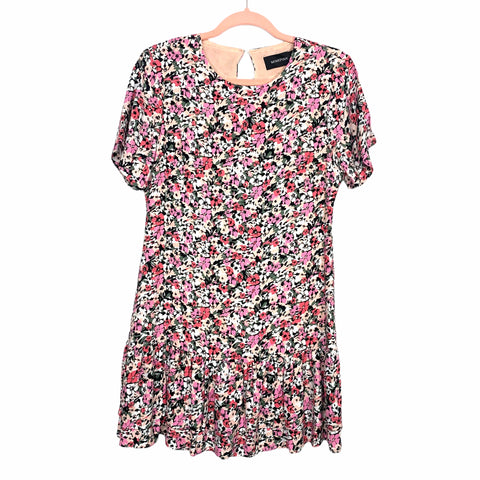 MINKPINK Floral Ruffle Hem Dress NWT- Size S