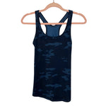 Lululemon Blue Camo Racerback Tank- Size ~S (see notes)