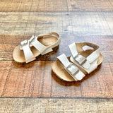 Old Navy White Buckle Sandals- Size 3-6M