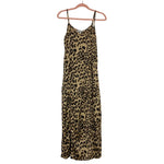 Hayden Animal Print Front Slits Dress- Size S