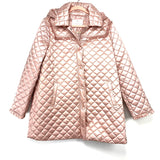 Gal Meets Glam Blush Pink Marissa Quilted Hooded Jacket- Size L (no longer available online)