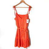 Naked Zebra Orange Drop Waist Dress NWT- Size L