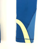 Lululemon Blue & Neon Crop Legging - Size 4 (21” Inseam)