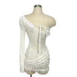 Tularosa White Peek A Boo Cover Up Dress- Size XS