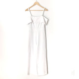 Laundry White Off the Shoulder Jumpsuit- Size 2