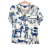 Katie Kime Marfa Toile Pajama Pants Set- Size XS (see notes, sold as set)