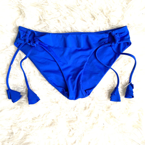 Becca Blue Tie Side Bikini Bottoms- Size S