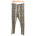 Ces Femme Snakeskin Print Thermal Leggings- Size 2X (Inseam 27")