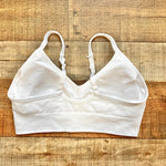 Lululemon White Padded Sports Bra- Size 12