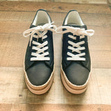 Dolce Vita Black Leather Sneakers- Size 7.5 (LIKE NEW)