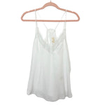 Lovestitch White Lace Trim Cami- Size S