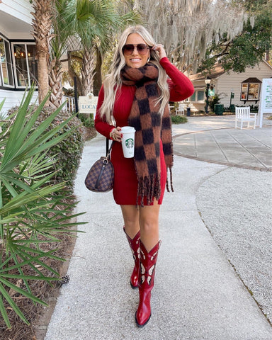 abercrombie red sweater dress Women's Long-Sleeve Button-Through Maxi Sweater Dress | Women's Clearance