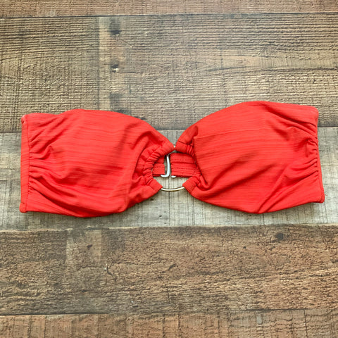 Mossimo Red Center Ring Swim Top- Size S
