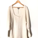 ASOS Cream Sweater Dress NWT- Size 14