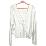 Offline White Twist Back Sweatshirt- Size M (sold out online)